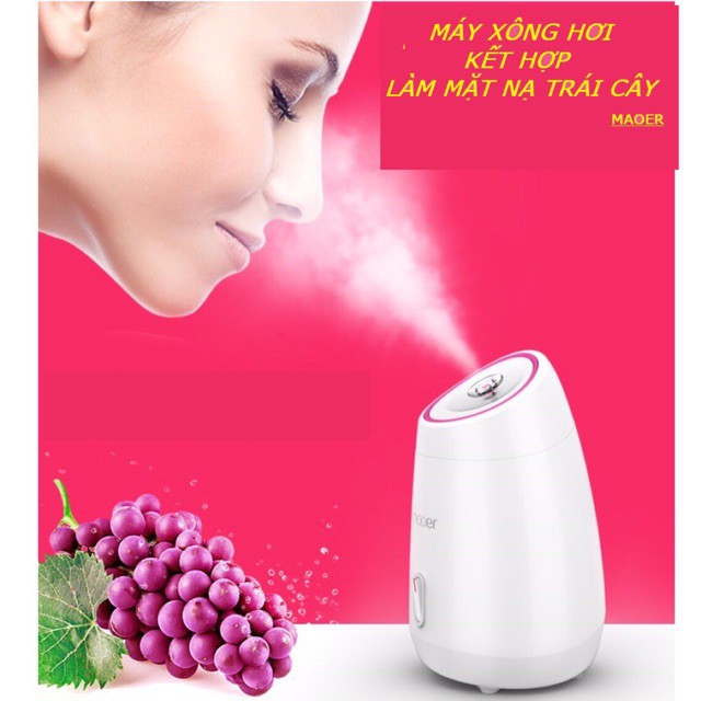 [ LOẠI TỐT] MÁY XÔNG HƠI MẶT THẢO DƯỢC, HOA QUẢ TỰ ĐỘNG 2 IN 1